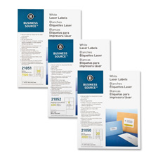 Mailing Label, Laser, 1"x2-5/8", 7500/PK, White