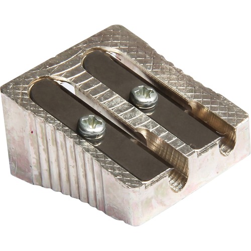 Dual Sharpener, 1", Metal, Silver
