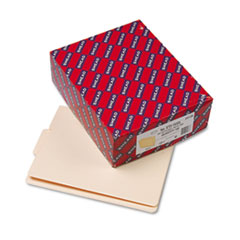 End Tab File Folder, 2 Ply, Letter, 1/3" Cut Tab, Manila