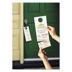 CARD,DOORHANGR,TEAR,80,WH