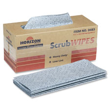 Heavy Duty Wipes, 1-Ply, 11-1/2"x16-1/2", 300/BX, BE