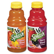V8 Splash Juice Drinks, 16oz, 12./PK, Berry Blend
