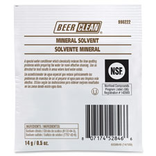 Beer Clean Mineral Solvent, 14g, 100PK/CT, WE