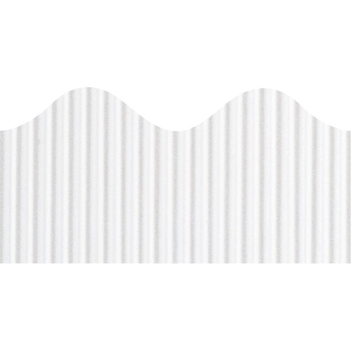 Decorative Border, Recyclable, 2-1/4"x50', White