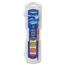 Metallic Watercolors,No.9 Paintbrush,Nontoxic,8 Colors