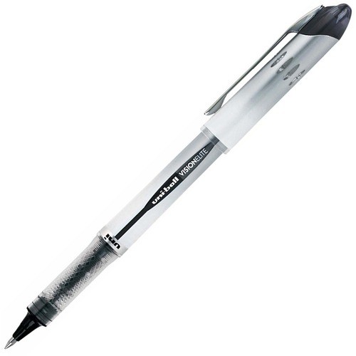 uni-ball Corporation  Rollerball Gel Pen, Refillable, Bold Point,0.8mm, Black Ink