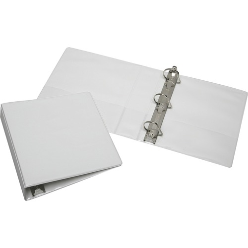Slant D-Ring View Binder, 2" Capacity, White