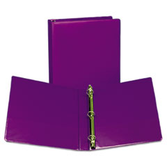 Presentation Binder, 11"x8-1/2", 1" Cap, Purple