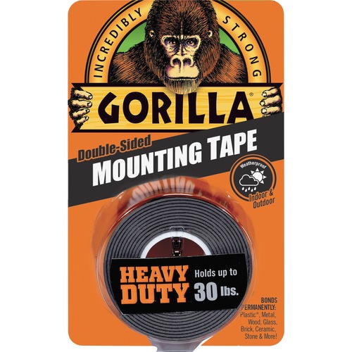 TAPE,MNTG,30LB,1"X5FT,BK