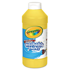 Crayola Washable Paint, Squeeze Bottle, 16 Oz, Yellow