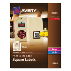 LABEL,SQ,1.5X1.5,600PK,WH