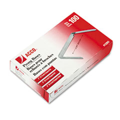 Prong Base Fastener Base, 2" Capacity, 2-3/4" Prongs, Silver