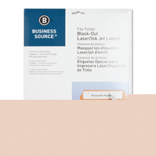 File Fldr Labels,Block-Out,Lsr/Inkjet,750/PK,2/3"x3-7/16,WE