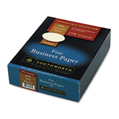 Fine Business Paper, 24 lb., 8-1/2"x11", 500/BX, Ivory