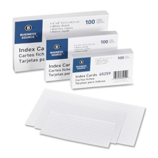 CARD,INDEX,RULED,3X5,WE