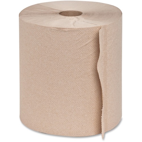Hardwound Roll Towels,2"Core, 7-7/8"x800', 6 Rolls/CT,NATRL
