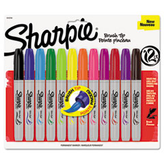 MARKER,BRUSH TP,12/ST,AST