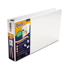 Ledger Binder, D-Ring, 2" Capacity, 11"x17" Sht Size,White