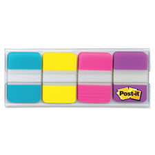 Post-it Dispenser Tabs,1"x1.5",88 Tabs,22 ea. AA/LE/YW/RD