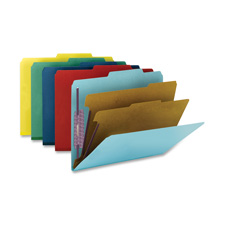 Classification Folders,2"Exp,2 Div,Top Tab,Letter,10/BX, YW
