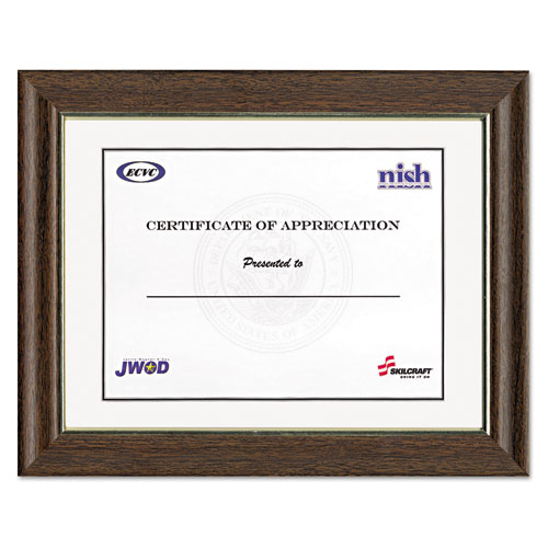 Wood Frame, 11"x14", Walnut Vinyl Stain