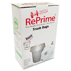 Can Liner, Accufit, 44 Gal., .9mil, 37"x50", 50/BX, Clear