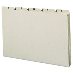 Pressboard File Guide,Daily 1-31, Legal,1/5 Cut,Gray Green
