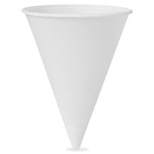 CUP'4.25OZ CONE'WHT