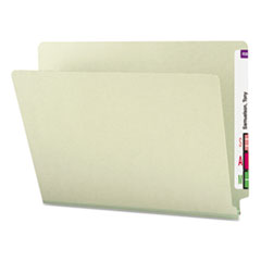 End Tab Folder,1" Exp,Straight Tab,25 pt.,Letter,25/BX,GYGN