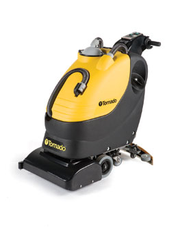 BR 18/11, CYLINDRICAL, WALK-BEHIND AUTO SCRUBBER (W/114 AH AGM BATTERIES)