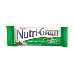 Nutrigrain Cereal Bars,Low Fat,1.3 oz.,16/BX ,Apple Cinnamon