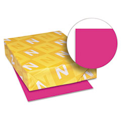 Card Stock Paper, 65 lb., 8-1/2"x11", Fireball Fuchsia