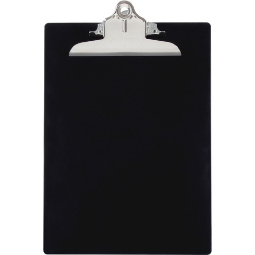 Antibacterial Clipboard,w/ Hanging Hole,1" Cap.,9"x12",Black