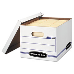 Stor/File Boxes, W/Lid, Ltr/Lgl, 12"x15"x10",4/CT, White