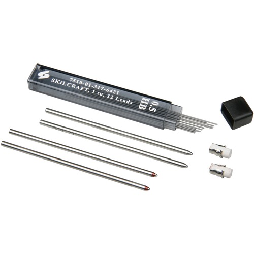 Pen Refill Kit, f/Aviator,2 Red/BK Ink,2 Eraser,12/PK Lead