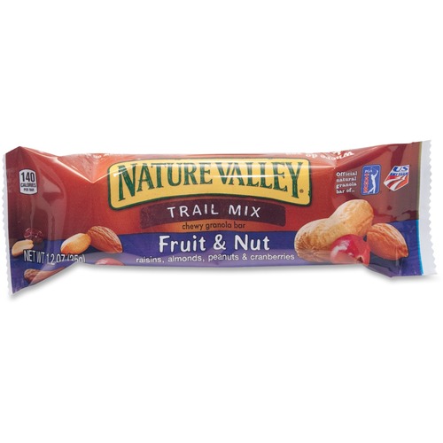 Trail Mix Bars, Fruit and Nut,1.2oz,16/BX