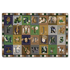 ABC Blocks Rug, Tranquility, 10'9x13'2, Multi