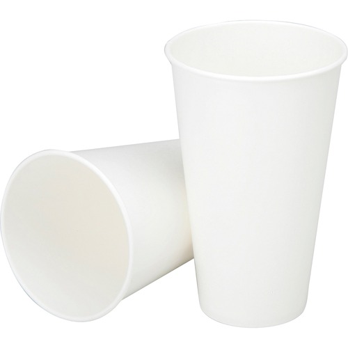 Paper Cups, Cold Liquids, 12oz., 2500/BX, White