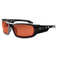 Copper Lens Safety Glasses, Black
