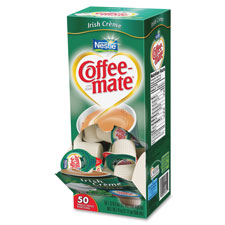 Liquid Coffee Creamer, 50/BX, Irish Creme