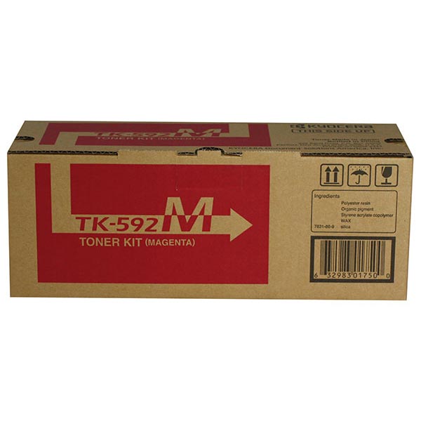Genuine OEM Kyocera Mita TK-592M Magenta Toner (5000 page yield)
