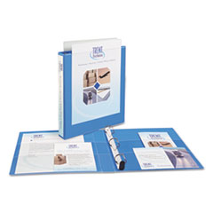 Slant Ring View Binder, 1" Capacity, 11"x8-1/2", Light BE