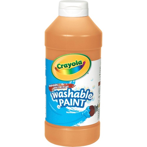 Crayola Washable Paint, Squeeze Bottle, 16 Oz, Orange