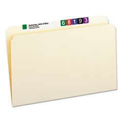 File Folder,11 pt, Straight Tab,1 Ply,Legal,100/BX,MLA