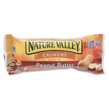 Granola Bars, Crunchy, 1.5 oz. Bars, 18/BX, Peanut Butter
