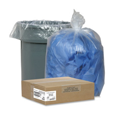 Trash Can Liners,Rcycld,55 Gal,1.5mil,38"x58",100/BX,CL