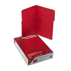 Folder, 2 Fasteners, 1/3 AST Tab Cut, Legal, 50/BX, Red
