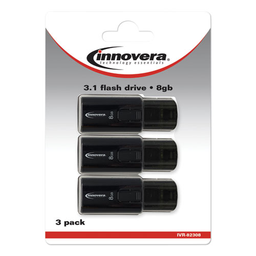 DRIVE,USB3.0,8GB,3PK