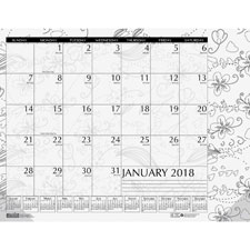 PAD, DESK, DOODLE, 18.5X13