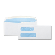 Double Window Envelopes,No. 8-5/8",3-5/8"x8-5/8",500/BX,WE